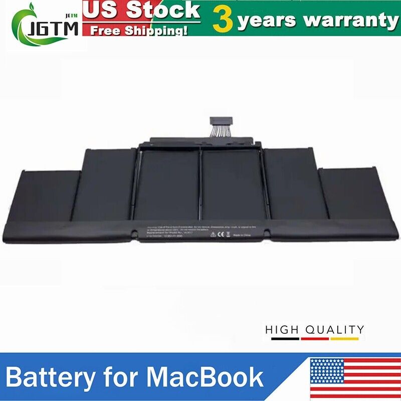 A1417 Battery for Apple Macbook Pro 15 Retina A1398 Mid 2012 Early 2013 US New