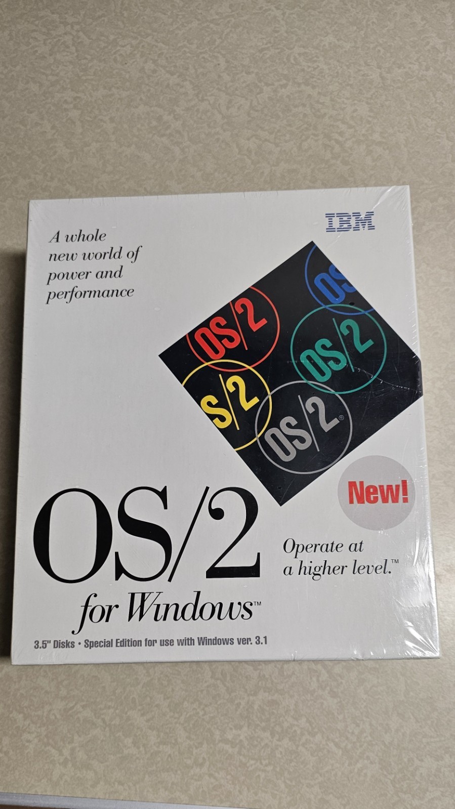 IBM OS/2 for Windows Version 3.1 on 3.5 IBM OS/2 for Windows Version 3.1 on 3.5