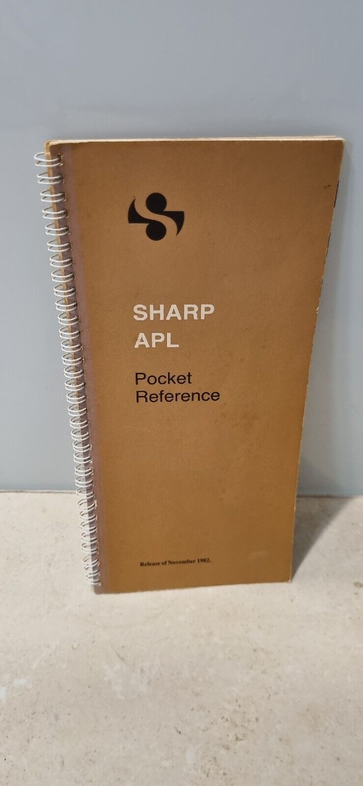 Sharp APL Pocket Reference Manual Vintage Book
