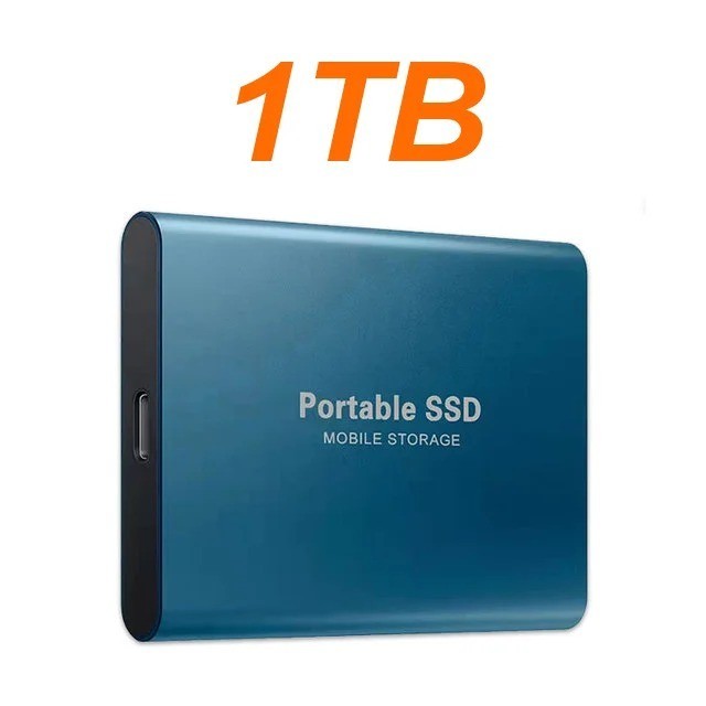 2TB 4TB 16TB Portable SSD Type-C External Hard Drive High Speed USB 3.1 Laptop