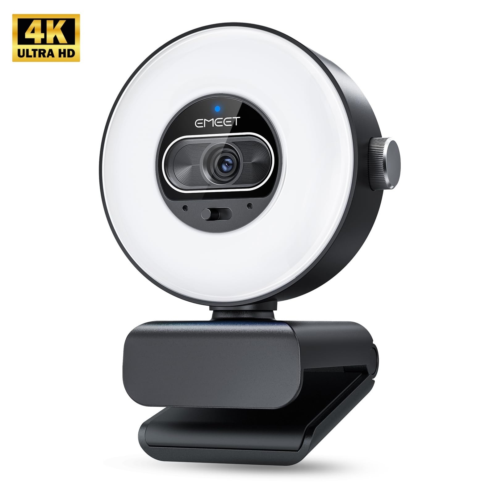 EMEET S600L 4K Webcam Ring Light PDAF 0.2s Samsung 1/2\ EMEET S600L 4K Webcam Ring Light PDAF 0.2s Samsung 1/2\