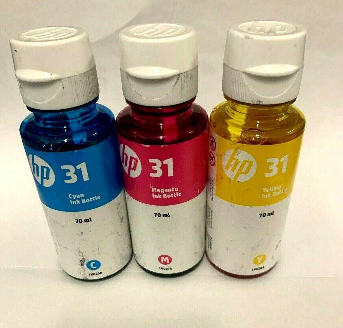 New Genuine HP 31 3PK Color Ink Cartridges NO WRAP