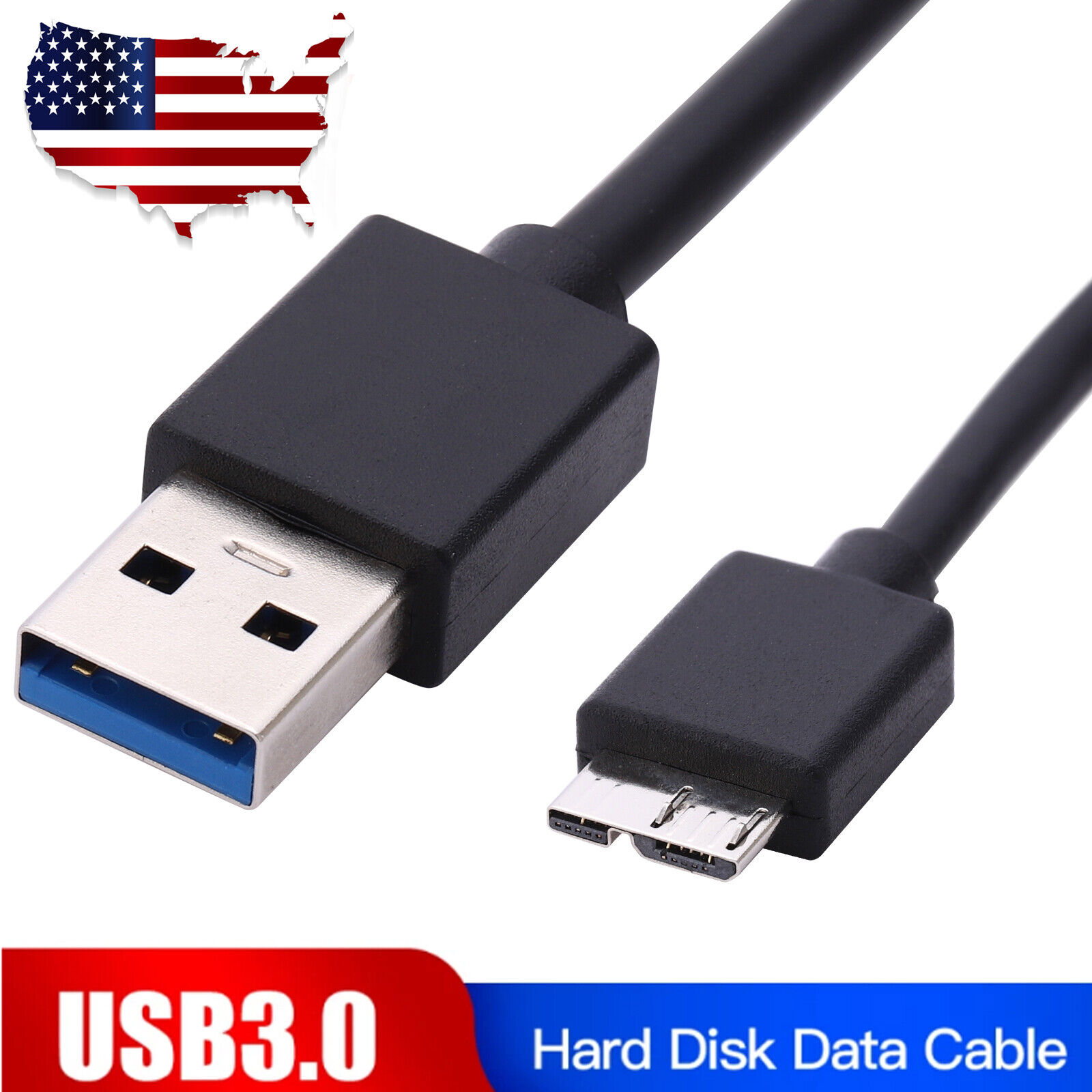 Micro USB 3.0 Cable High Speed Data SYNC For HDD External Hard Drive Wholesale
