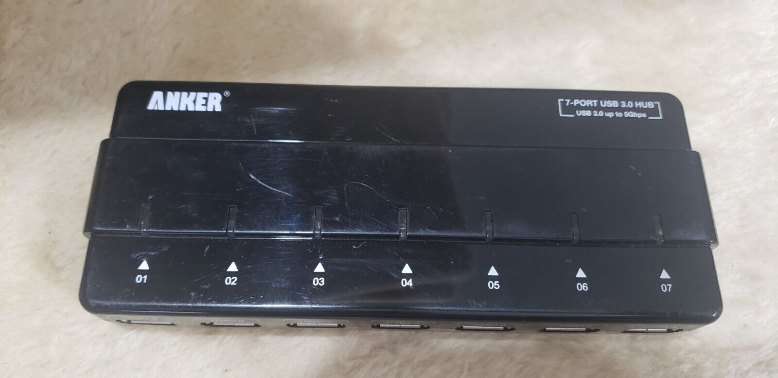 Anker 7-Port USB 3.0 Desktop HUB H7928-U3 No Power Adapter