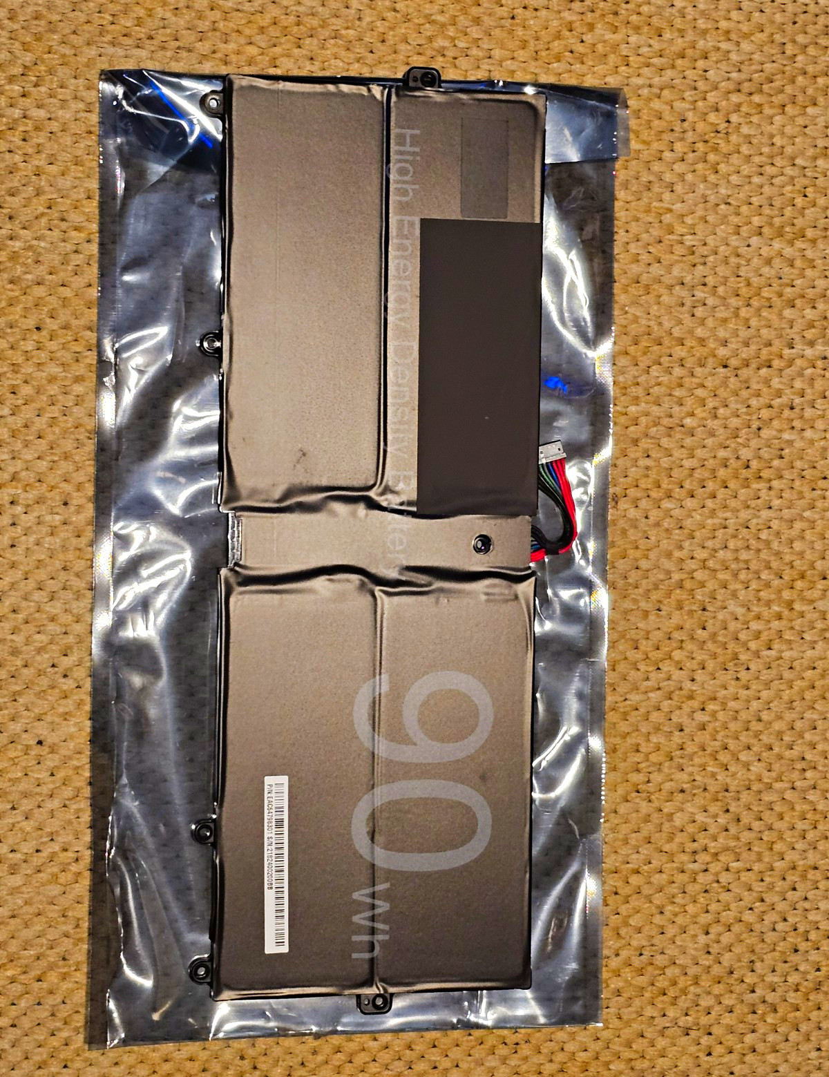 LG Compatible Li-Polymer Laptop Battery 90Wh 11.58V 3-Cell Internal Black New OE LG Compatible Li-Polymer Laptop Battery 90Wh 11.58V 3-Cell Internal Black New OE