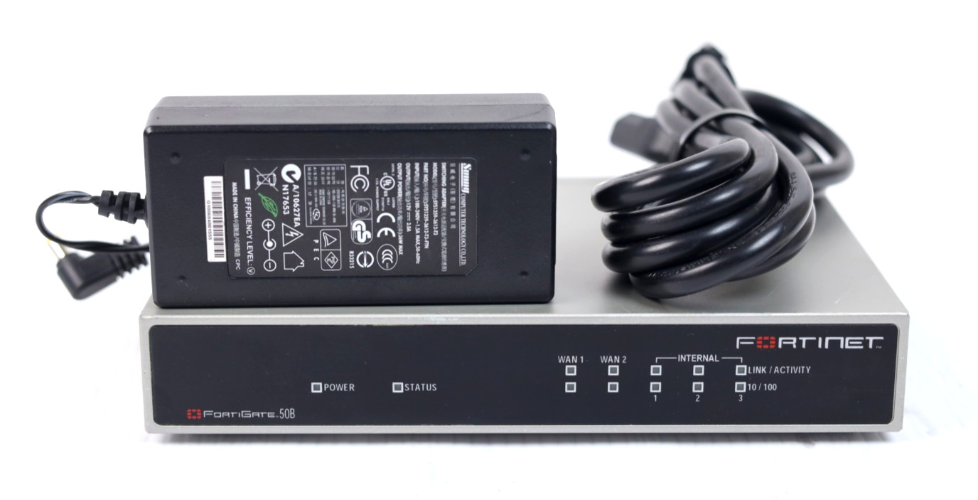Fortinet Fortigate 50B Anti-Virus Firewall u54 Fortinet Fortigate 50B Anti-Virus Firewall u54