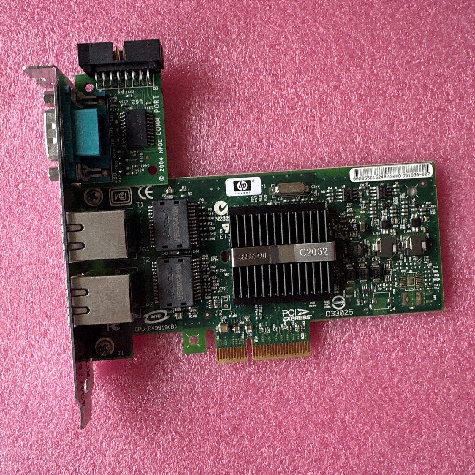 HP NC360T 2-Port 1Gbps PCIe Network Card ✅Full Profile ✅412651-001