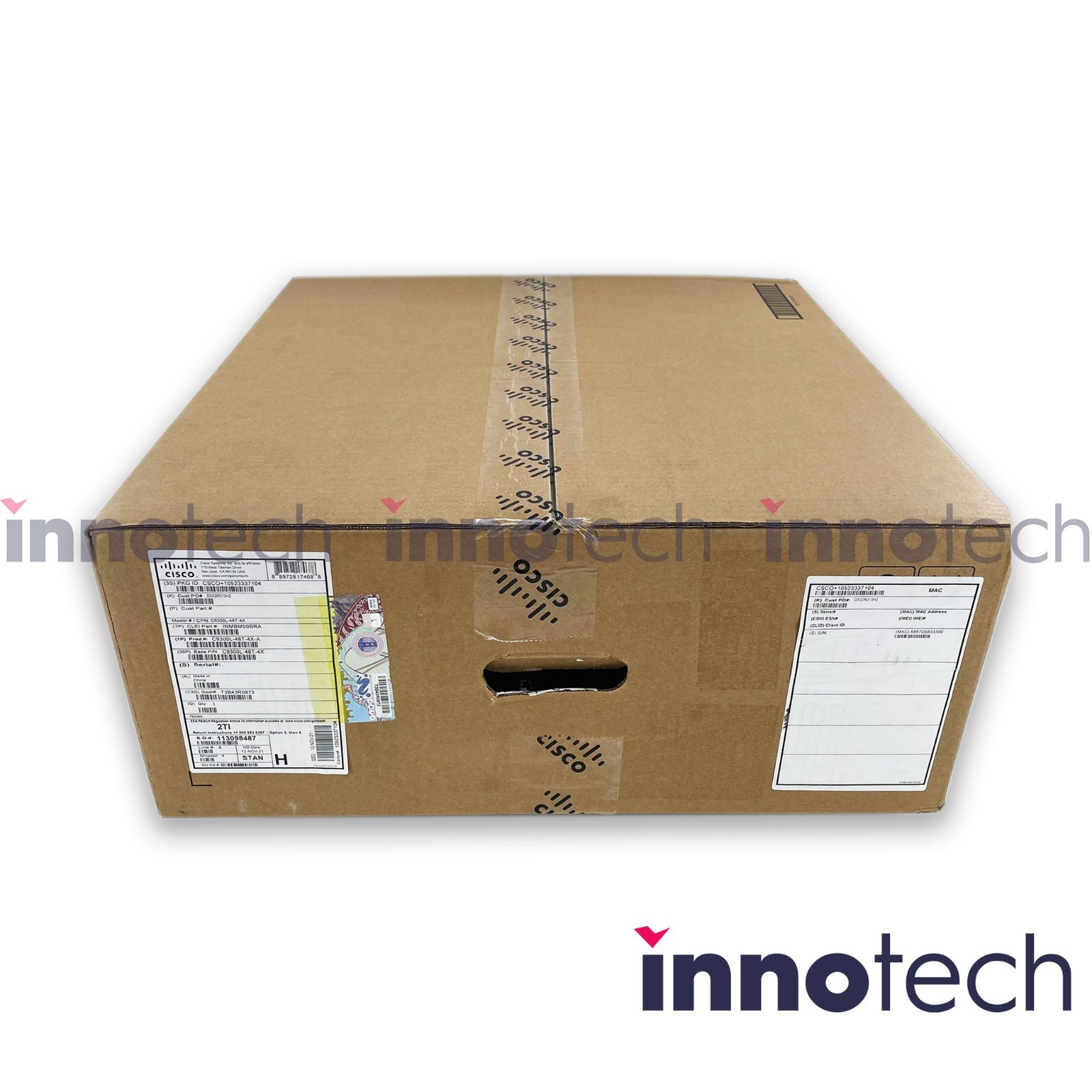 Cisco C9300L-48T-4X-A Switch 48 Ports NoNPoe New Sealed
