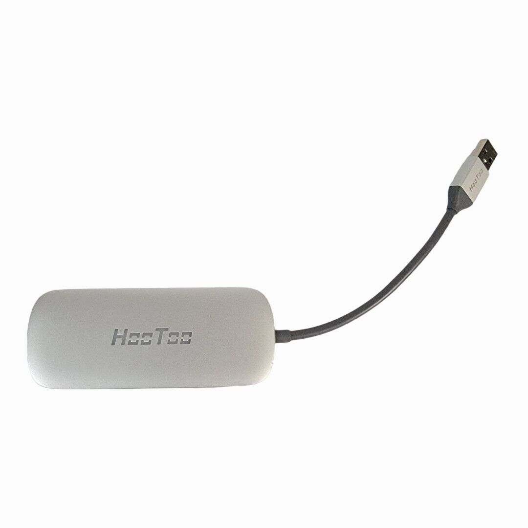 HooToo Shuttle Portable 4-Port USB 3.0 Hub / Silver HT-UC005