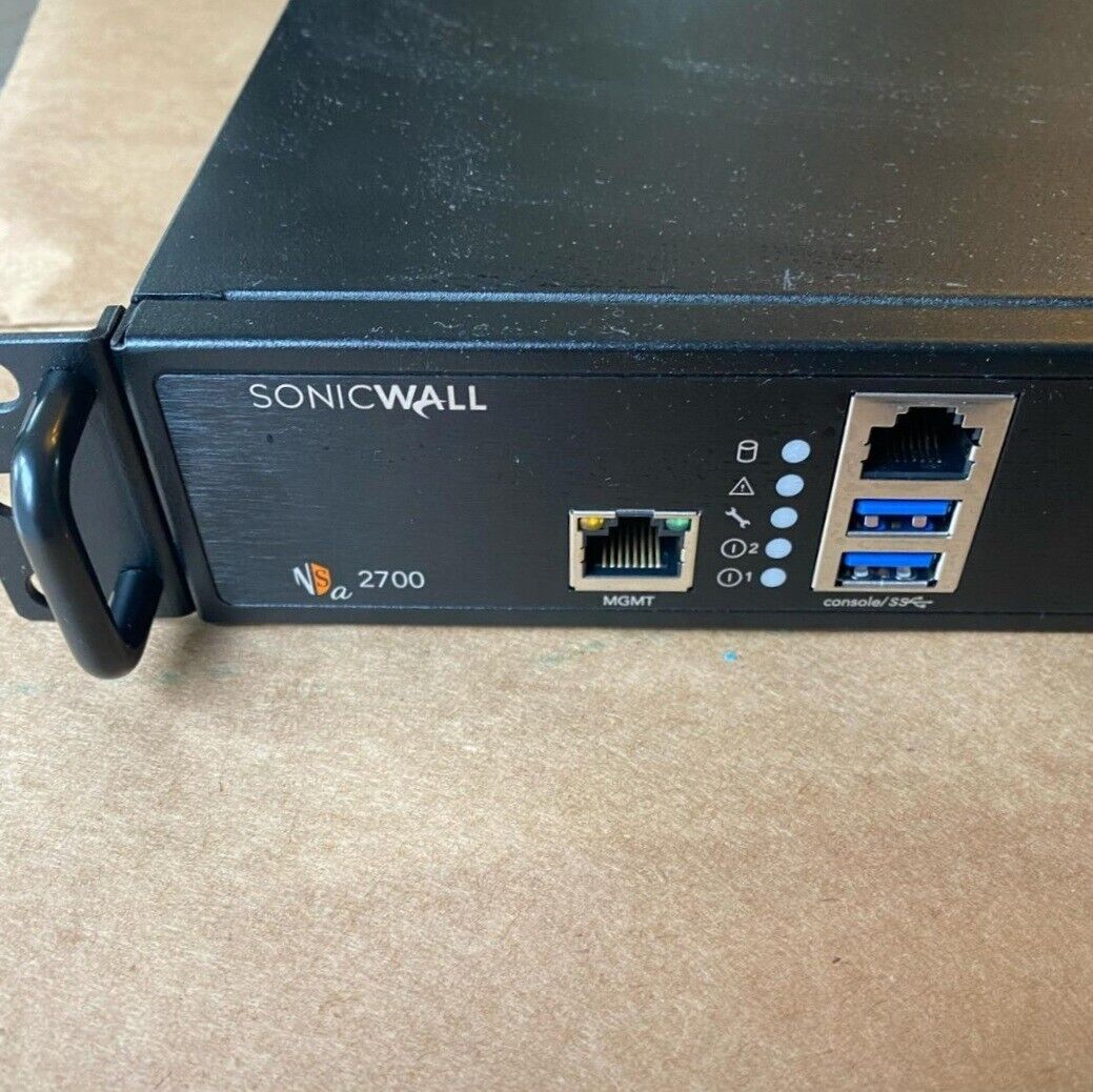 SonicWall NSa 2700 Firewall Appliance - Transfer Ready