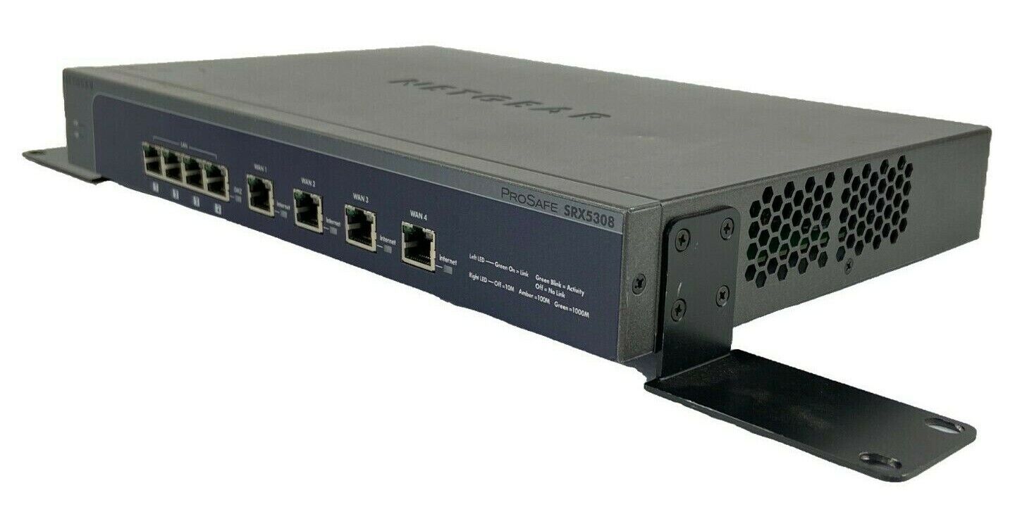 Netgear Prosafe SRX5308 Gigabit Quad WAN SSL VPN Firewall 