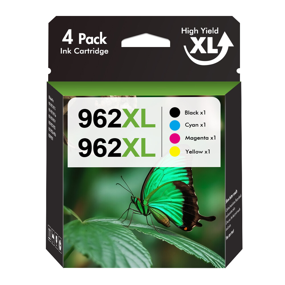 4PK 962XL Ink Cartridges for HP Officejet Pro 9010 9015 9016 9018 9019 9020 9025 4PK 962XL Ink Cartridges for HP Officejet Pro 9010 9015 9016 9018 9019 9020 9025
