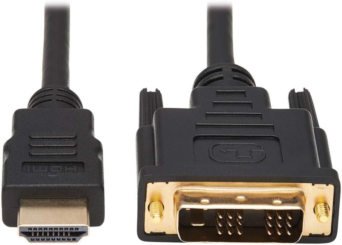 Tripp Lite HDMI to DVI Cable Digital Monitor Adapter Cable HDMI to DVI-D M/M 6ft