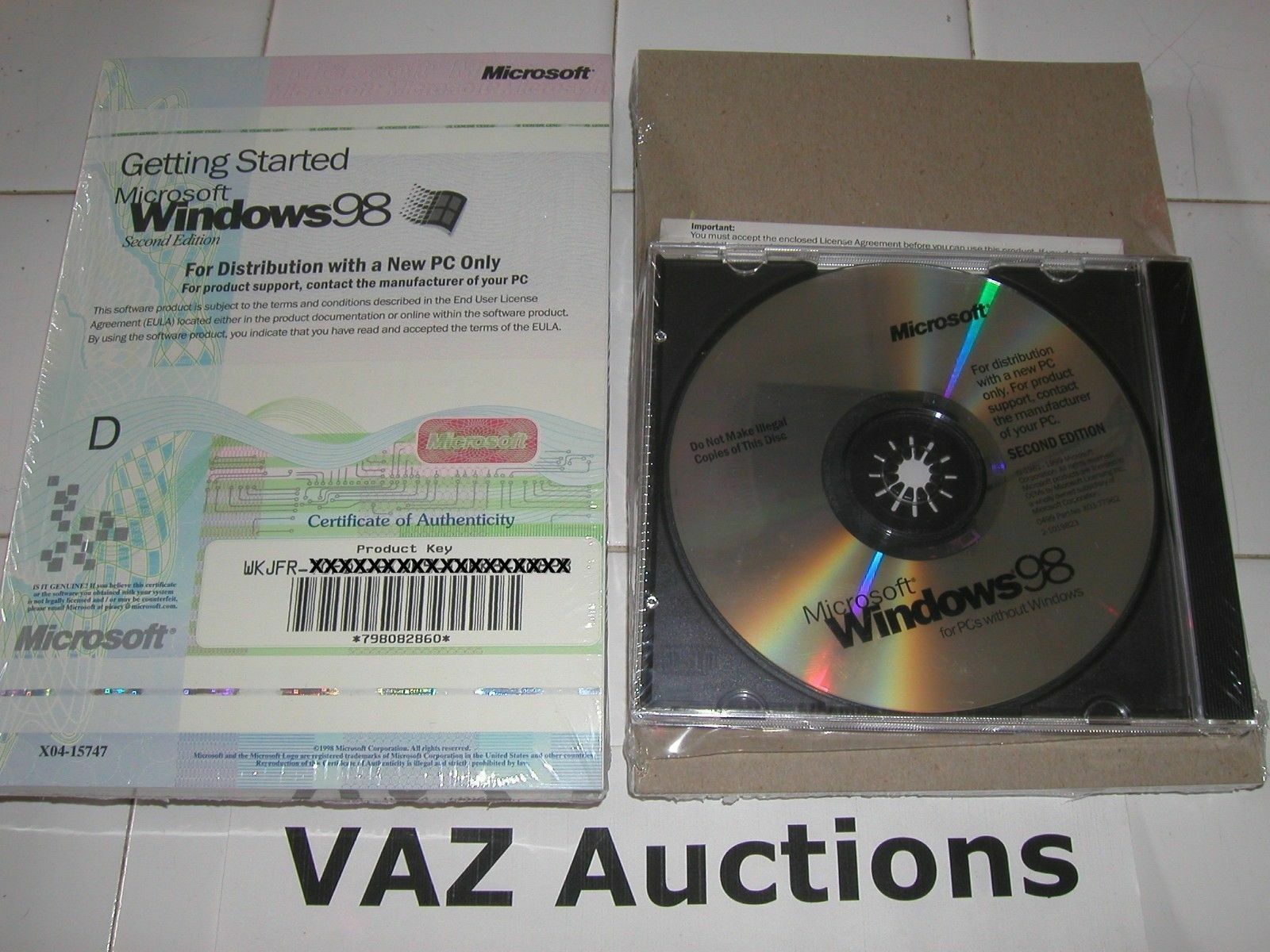 MICROSOFT WINDOWS 98 SECOND EDITION FULL OPERATING SYSTEM WIN 98 SE =NEW= MICROSOFT WINDOWS 98 SECOND EDITION FULL OPERATING SYSTEM WIN 98 SE =NEW=