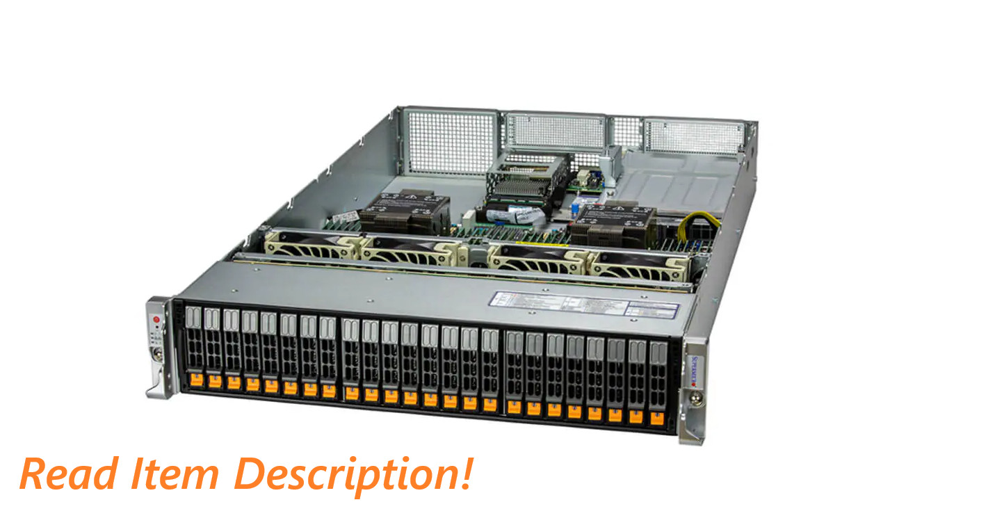 New Supermicro Hyper SuperServer SYS-220H-TN24R - Barebone - (Read Details) New Supermicro Hyper SuperServer SYS-220H-TN24R - Barebone - (Read Details)