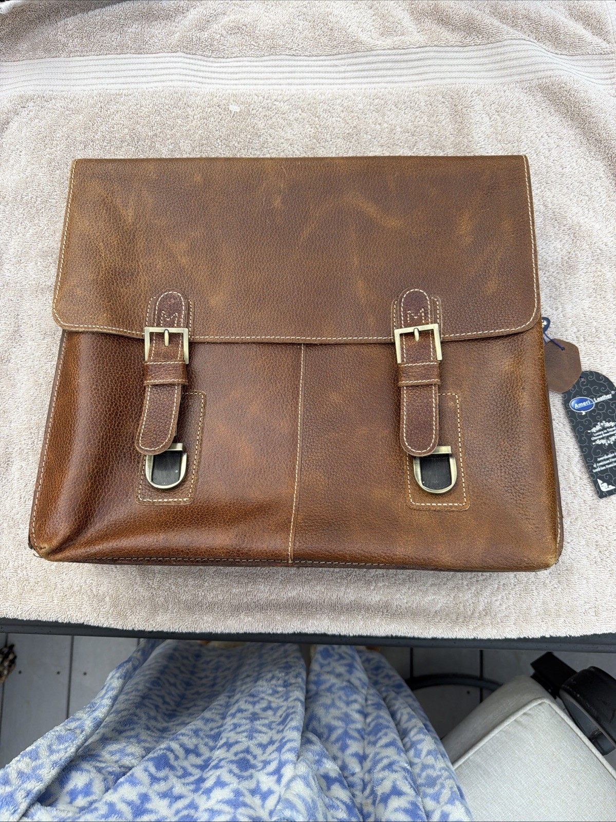 Ameri Leather Messenger Bag Ameri Leather Messenger Bag