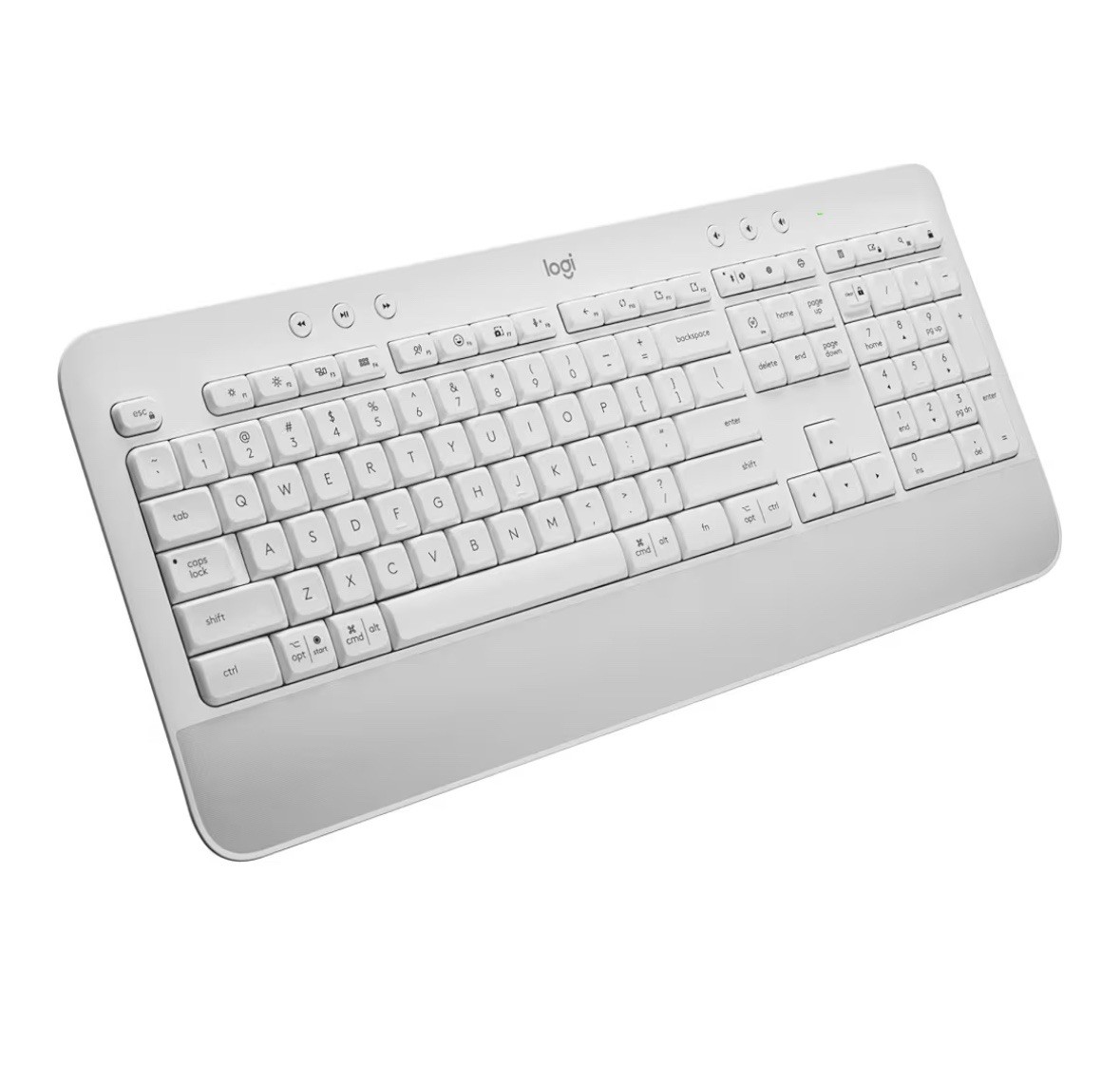 Logitech Signature K650 Comfort Full-Size Wireless Keyboard Wrist REST - WHITE Logitech Signature K650 Comfort Full-Size Wireless Keyboard Wrist REST - WHITE