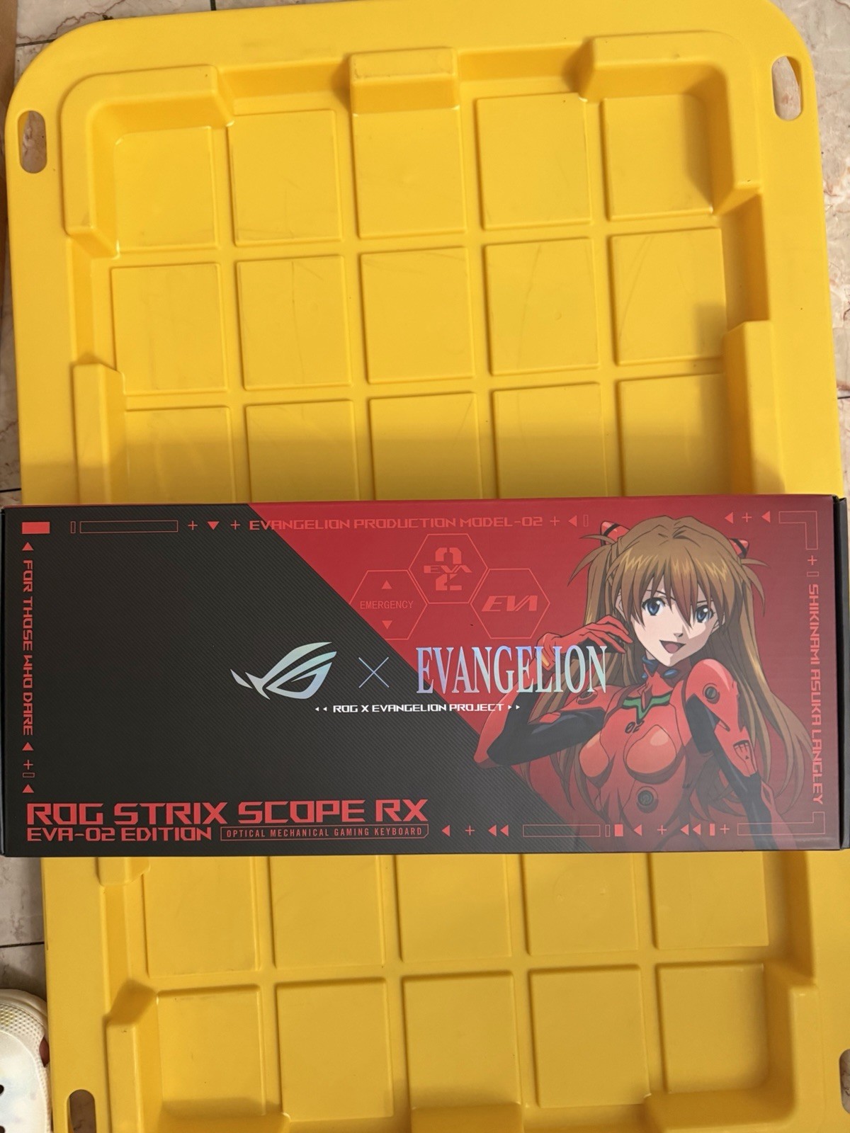 ASUS ROG Strix Scope RX EVA-02 Edition Wired Mechanical Gaming Keyboard ASUS ROG Strix Scope RX EVA-02 Edition Wired Mechanical Gaming Keyboard