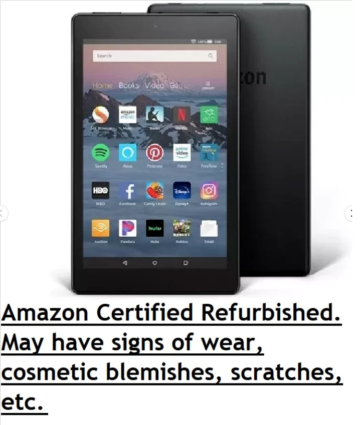 Amazon Fire HD8 Tablet w/ Alexa 8\