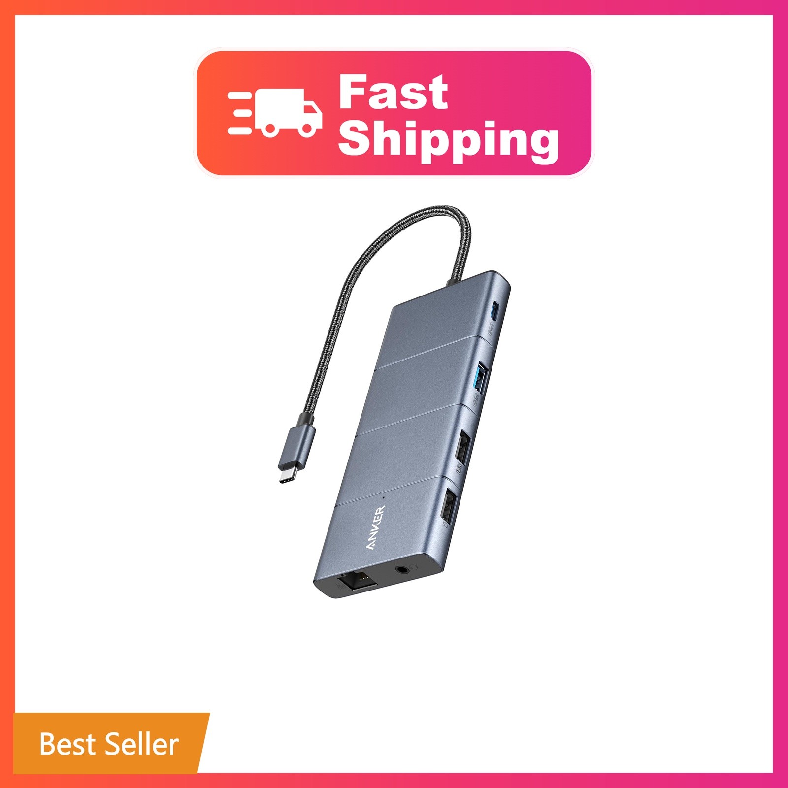 Anker USB-C Hub, 11-in-1 Docking Station Dual Monitor with 4K HDMI and DP | 1... Anker USB-C Hub, 11-in-1 Docking Station Dual Monitor with 4K HDMI and DP | 1...