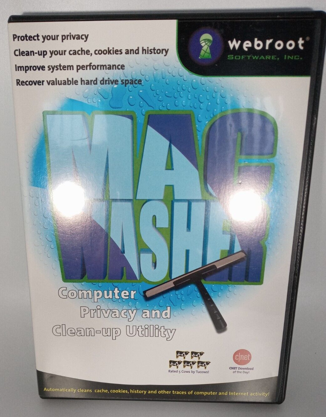 Webroot Software Mac Washer Computer Privacy and Clean-Up Utility Excellent