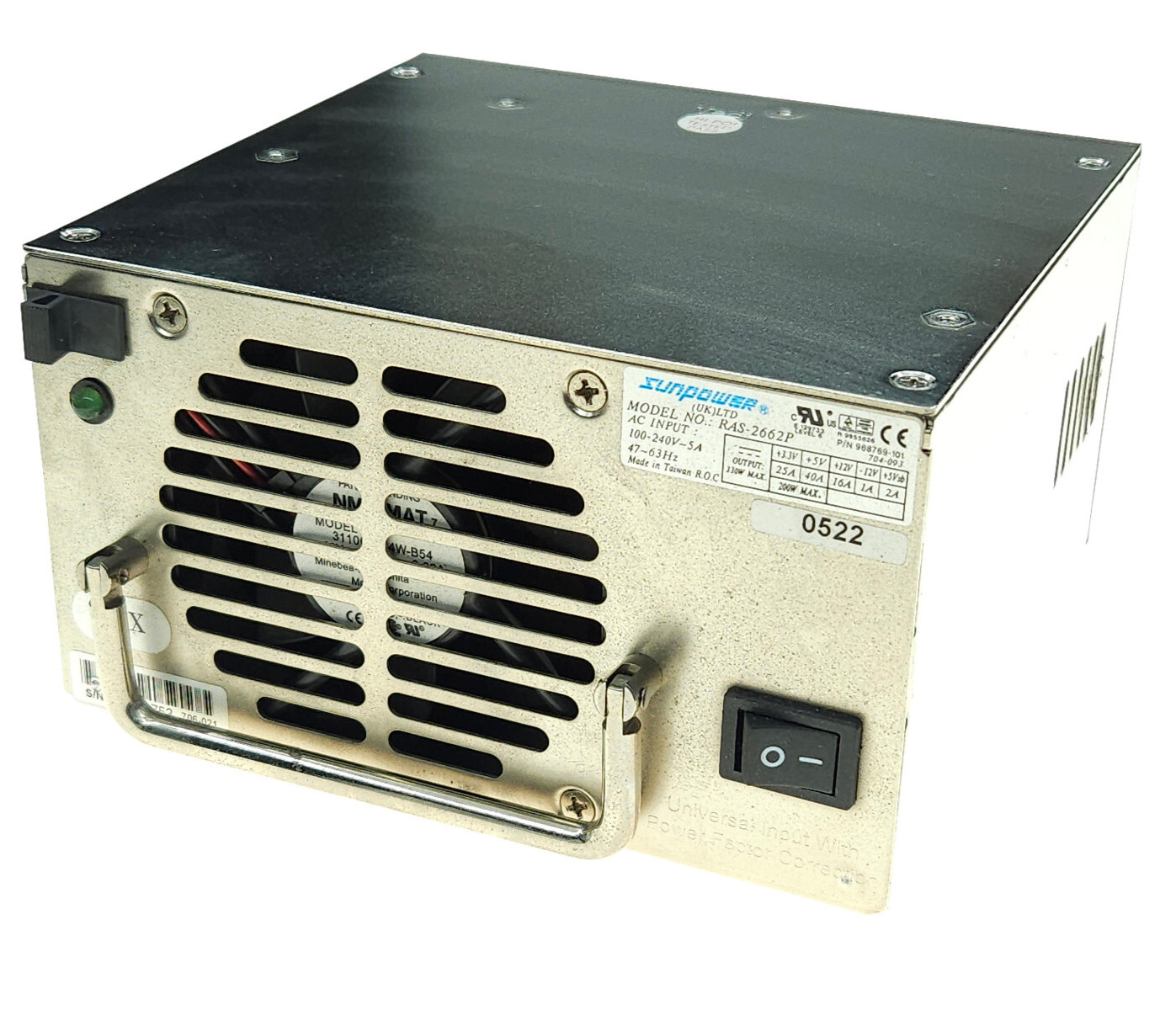 Sunpower RAS-2662P Power Supply Sunpower RAS-2662P Power Supply