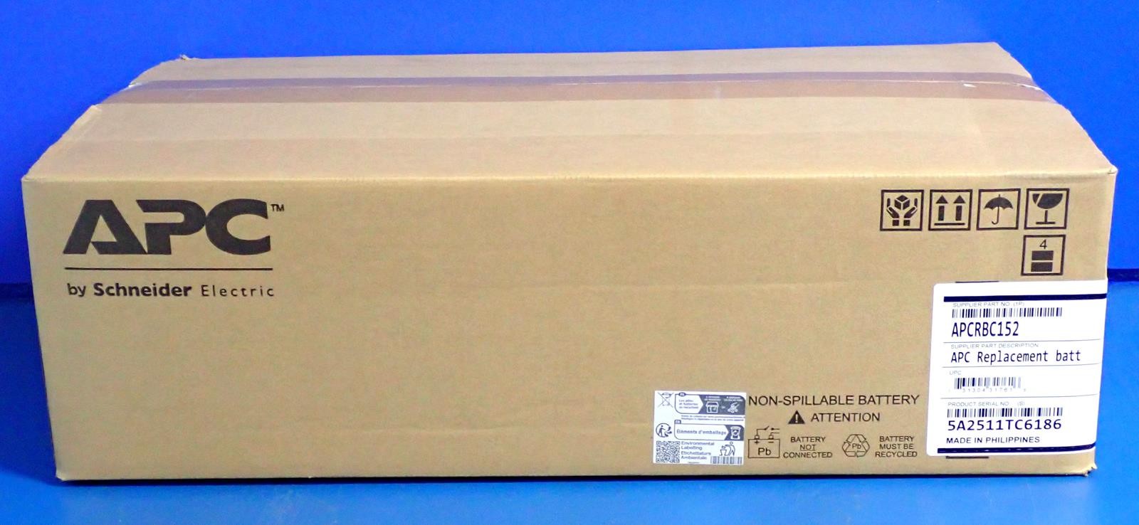 APC APCRBC152 Genuine UPS Replacement Battery Cartridge Mfg: 2025 | New Sealed