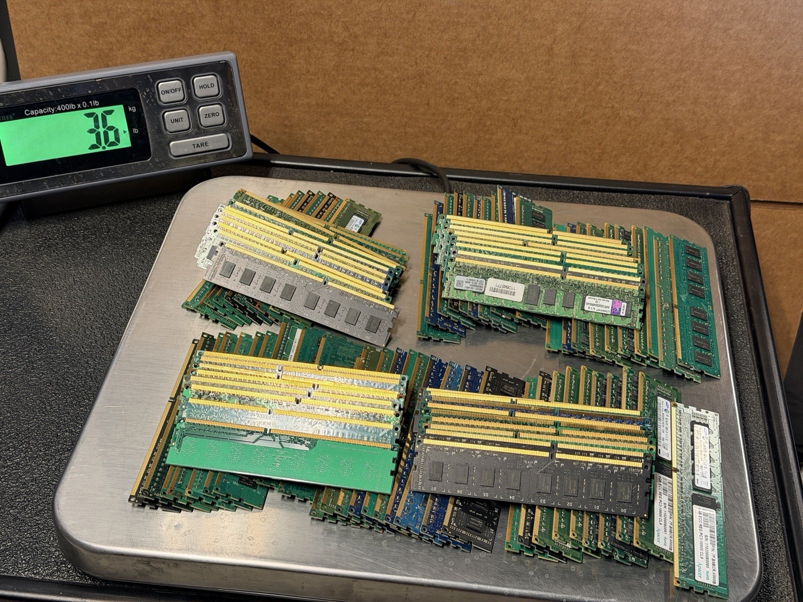 3.5 lbs Lot of Assorted Ram Memory Sticks Mixed DDR Gold Recovery Scrap Untested 3.5 lbs Lot of Assorted Ram Memory Sticks Mixed DDR Gold Recovery Scrap Untested
