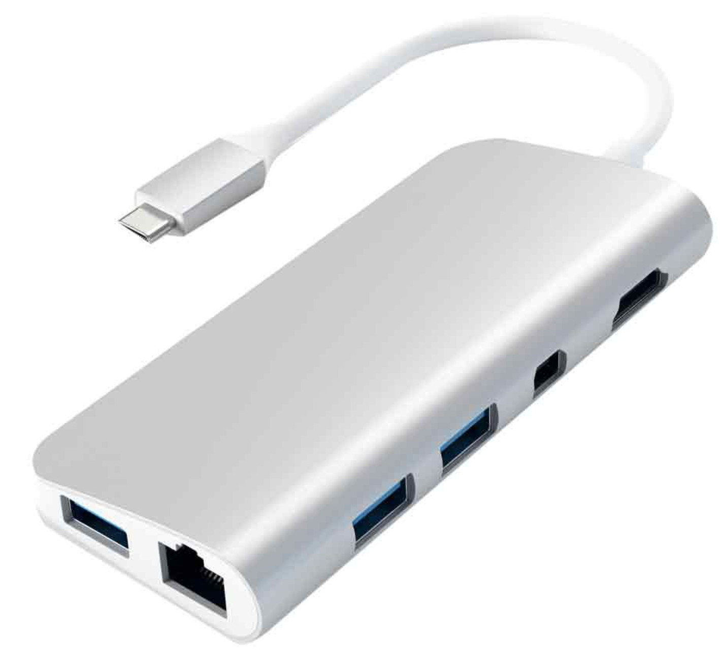 SATECHI Aluminum Type USB-C Multimedia Adapter  SILVER $99.99