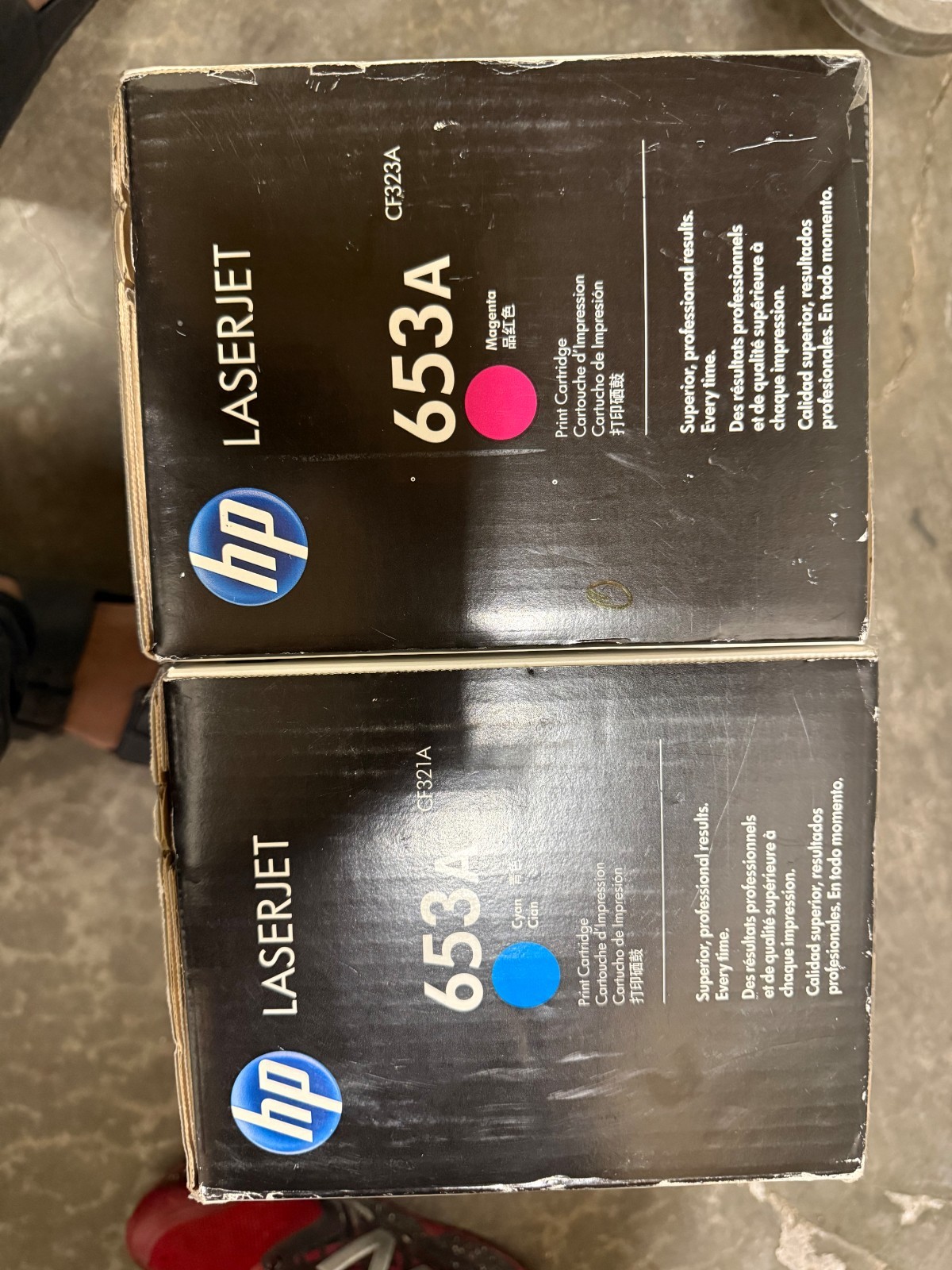 HP 653A (CF321A) Cyan LaserJet Toner Cartridge AND CF321A HP 653A (CF321A) Cyan LaserJet Toner Cartridge AND CF321A