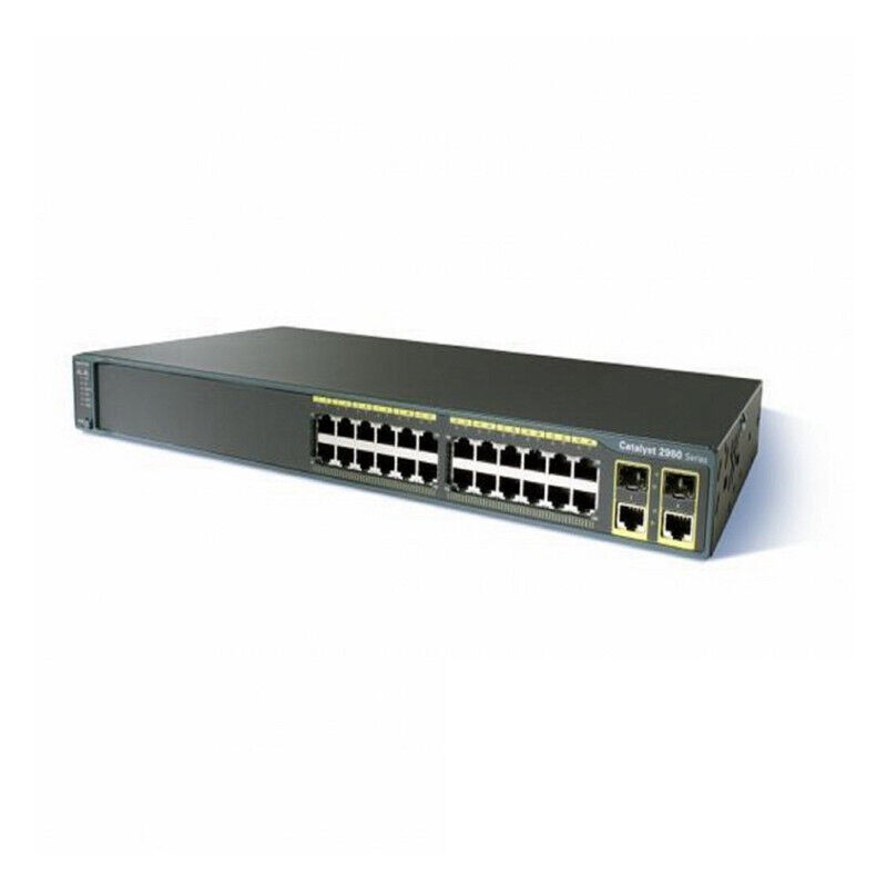 Cisco WS-C2960+24PC-S Catalyst Managed 24 Ports Ethernet Switch 1 Year Warranty