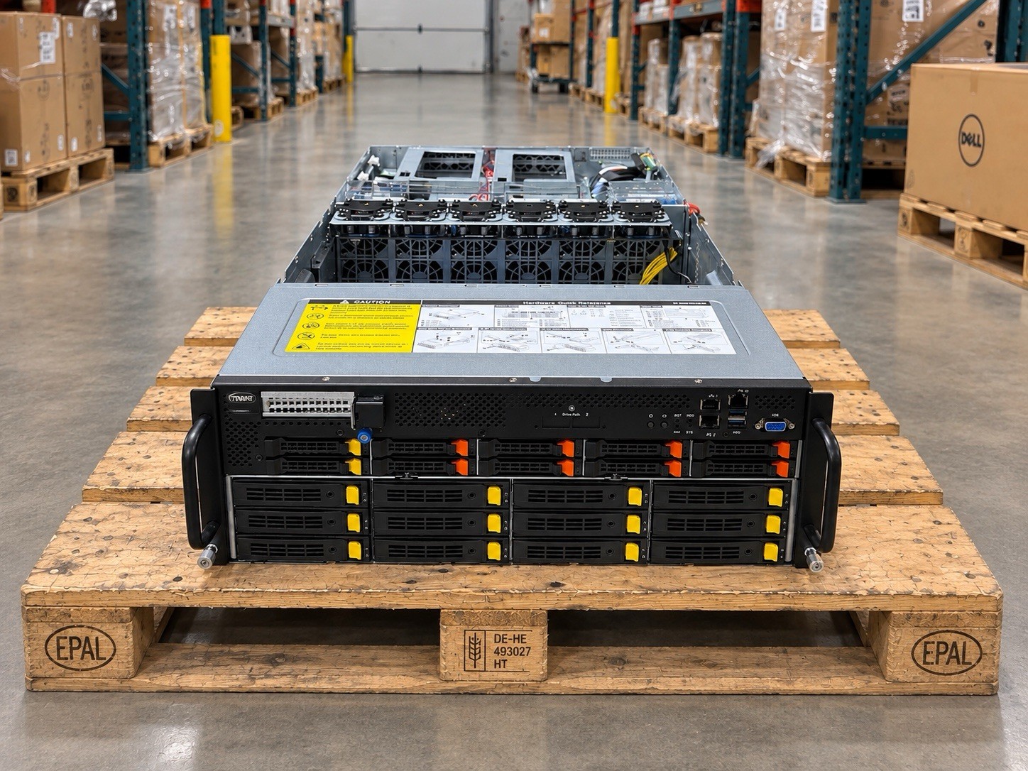 Gigabyte 4U AI Server 10x Nvidia GPU 2x Xeon Gold 6150 36 Core 2.7GHz DDR4 RAM Gigabyte 4U AI Server 10x Nvidia GPU 2x Xeon Gold 6150 36 Core 2.7GHz DDR4 RAM