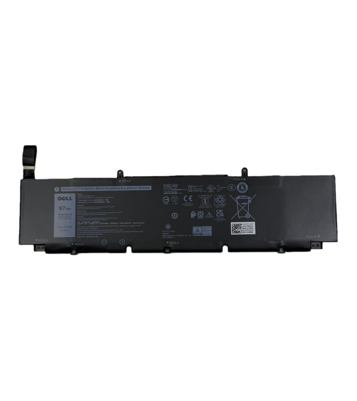 6-CELL 97Wh OEM XG4K6 01RR3 F8CPG Laptop Battery For Dell XPS 17 9710 9720 9730 6-CELL 97Wh OEM XG4K6 01RR3 F8CPG Laptop Battery For Dell XPS 17 9710 9720 9730