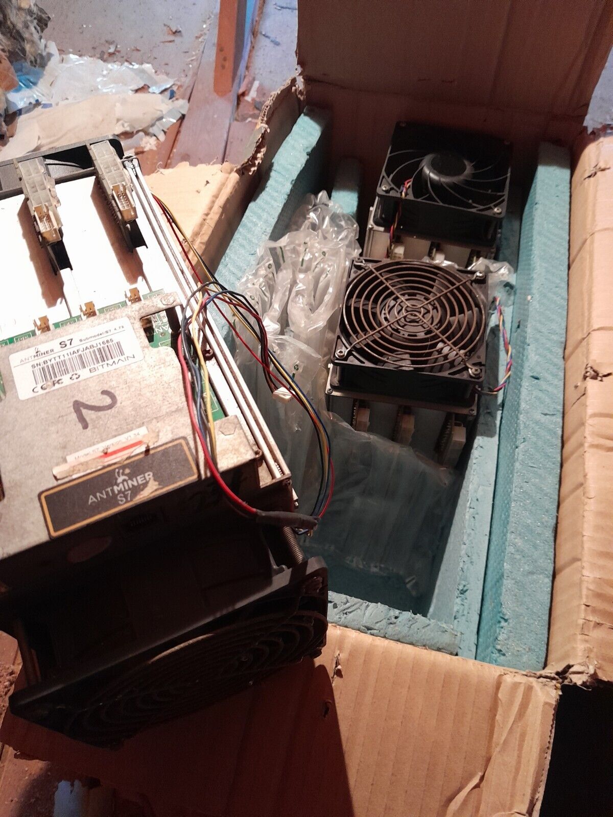 Antminer S7 Bitcoin ^includes Bitmain PSU to Power Your Home Mine^
