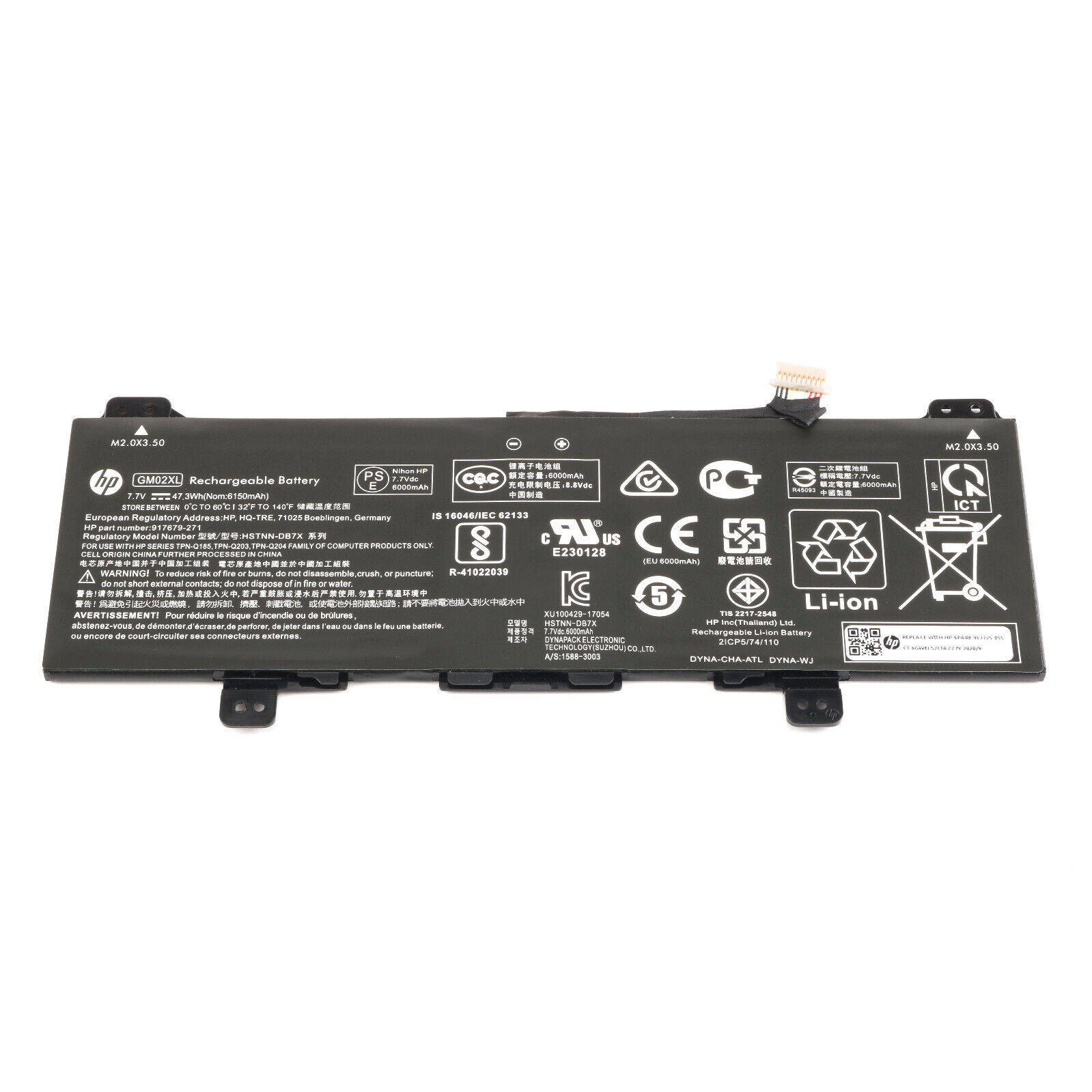 Genuine GM02XL Battery For HP Chromebook X360 11 G1 EE HSTNN-UB7M 917725-855