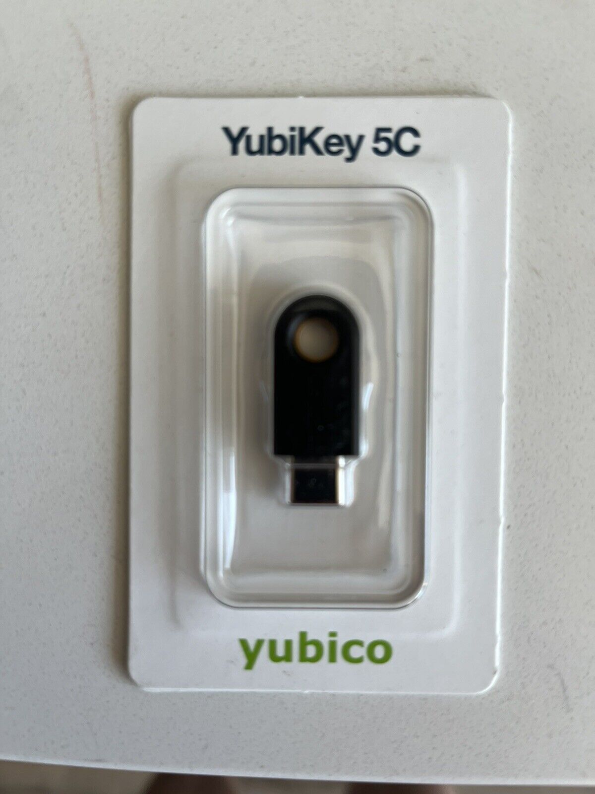 Yubico YubiKey 5C USB-C Security Key Device - Black