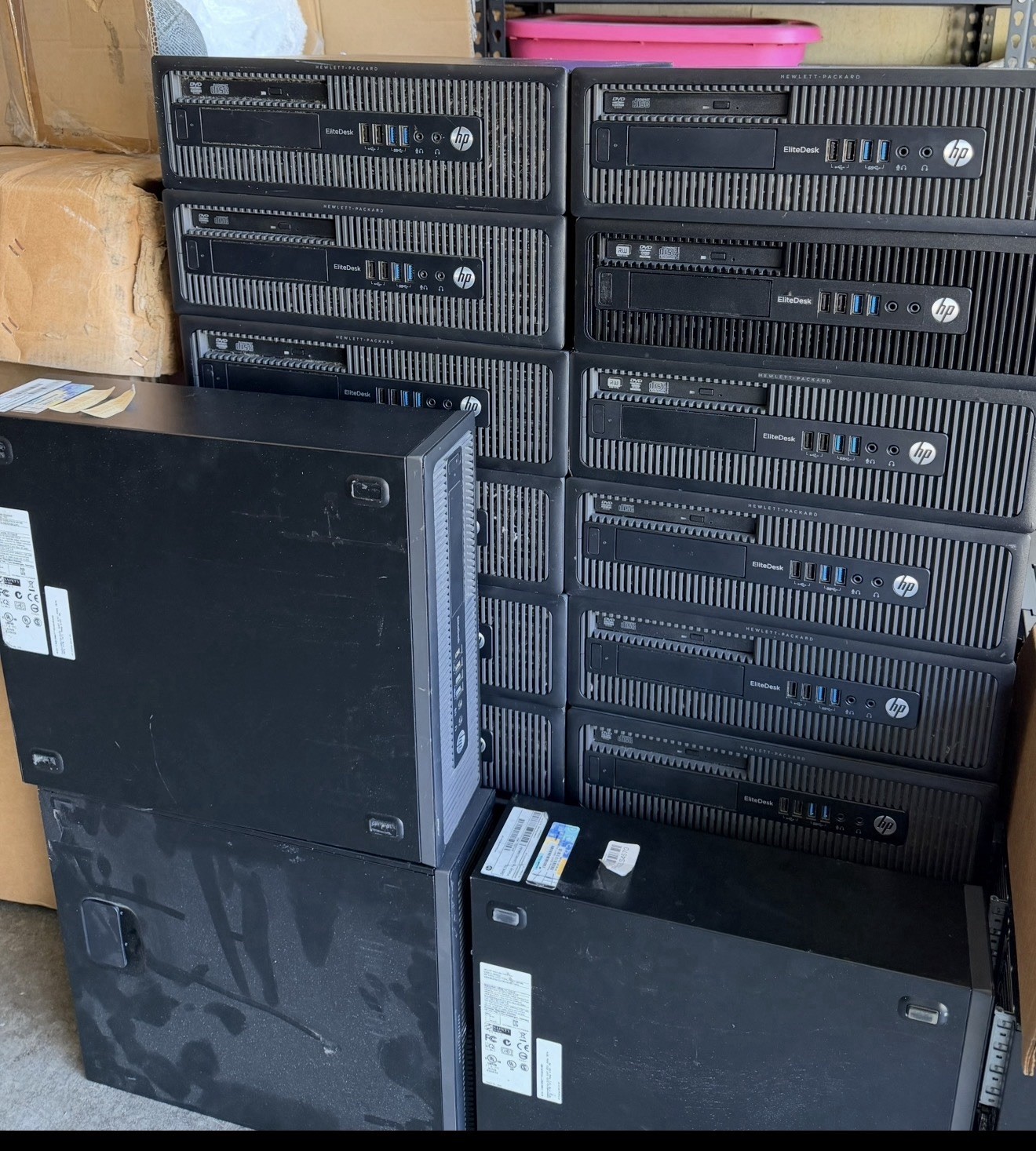 Lot of 30 x HP ProDesk 600 G1 SFF Intel Core i5-4590 3.3GHz 8GB RAM No HDD No OS Lot of 30 x HP ProDesk 600 G1 SFF Intel Core i5-4590 3.3GHz 8GB RAM No HDD No OS