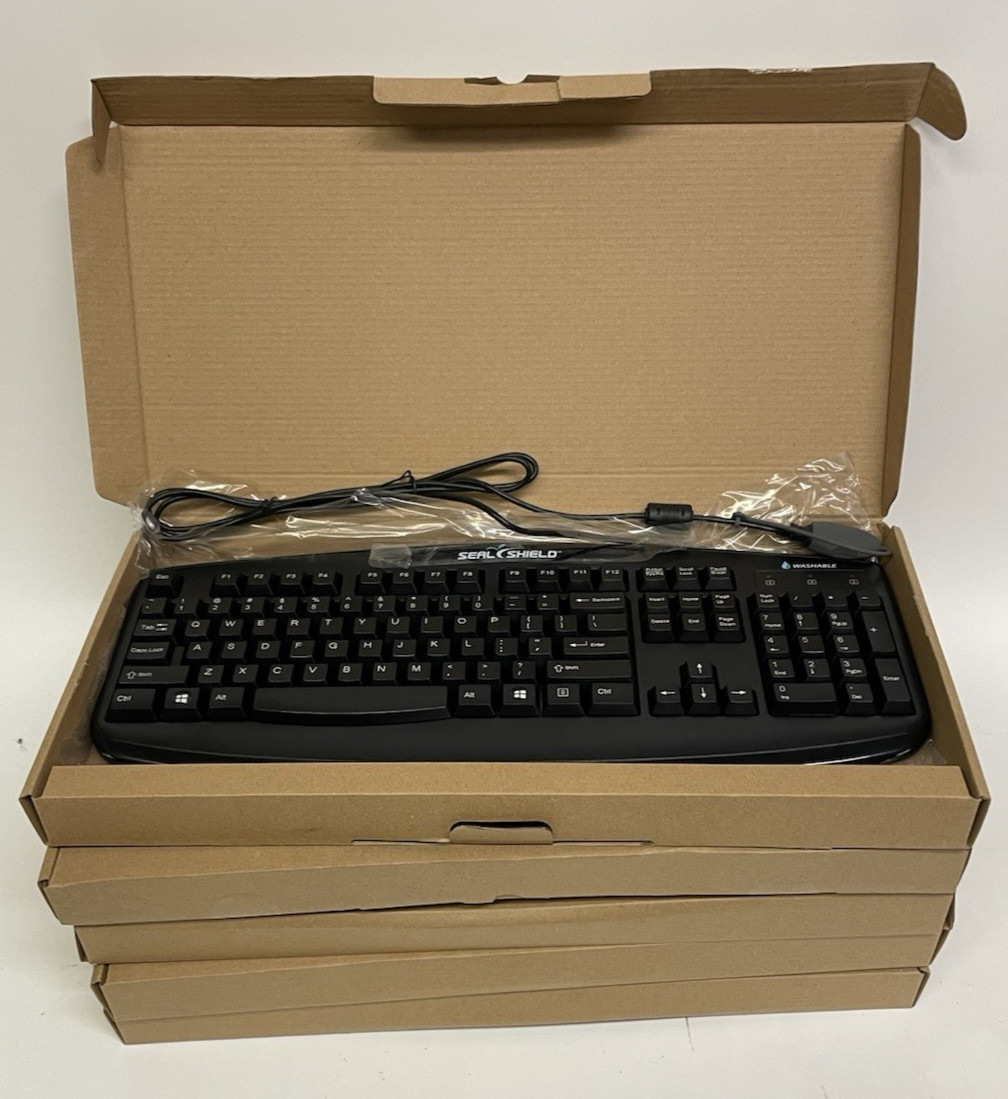 LOT OF 25 USB Seal Shield Desktop Waterproof Computer Keyboard STK503 Outdoor LOT OF 25 USB Seal Shield Desktop Waterproof Computer Keyboard STK503 Outdoor