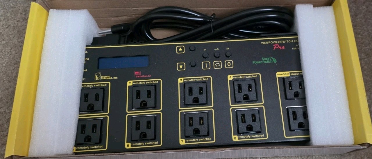 DLI DLI-PRO-10 8+2 Wireless Web Power Switch WiFi Remote Power Reboot NEW IN BOX DLI DLI-PRO-10 8+2 Wireless Web Power Switch WiFi Remote Power Reboot NEW IN BOX