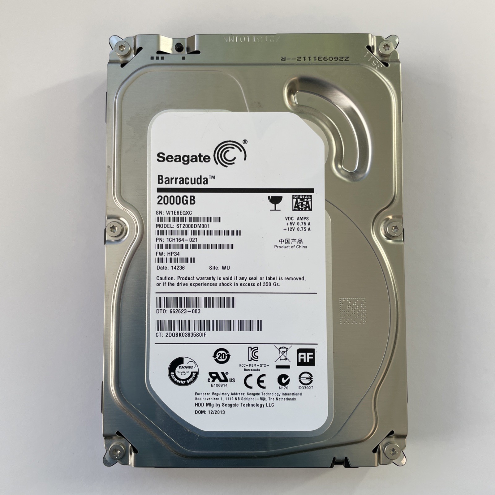 Seagate Barracuda 2TB Refurbished 3.5\