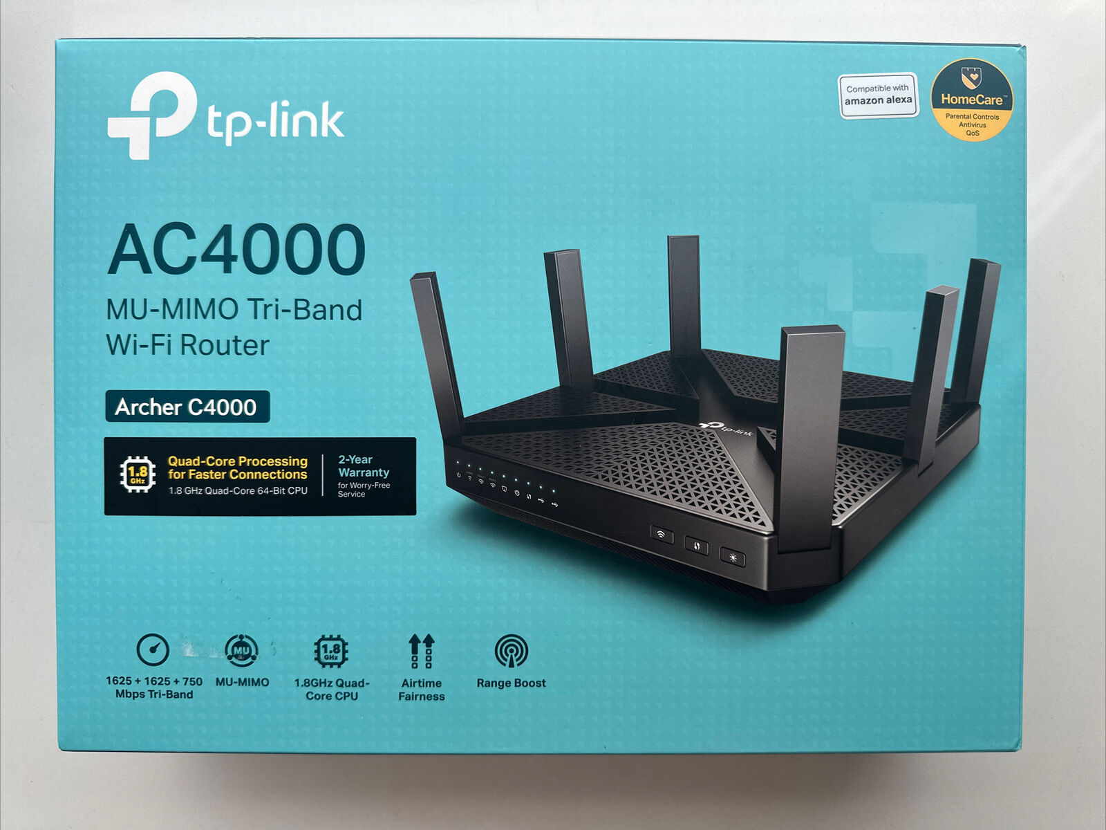 TP-LINK Archer AC4000 MU-MIMO Tri-Band Wi-Fi 5 Router - C4000