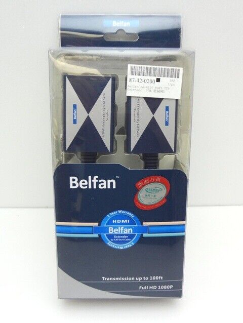 Belfan model: EA-HE56 HDMI UTP Extender by CAT 5e/6 Cable Up to 30M for 1080p