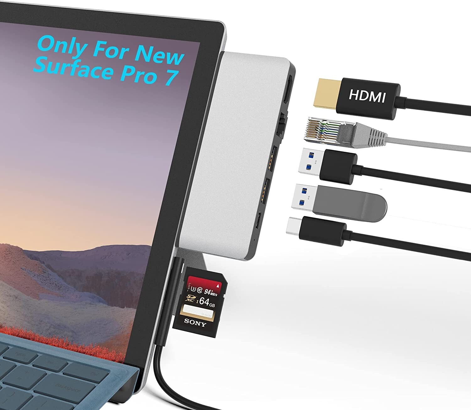 Surface Pro 7 Hub Docking Station Surface Pro 7 Hub Docking Station