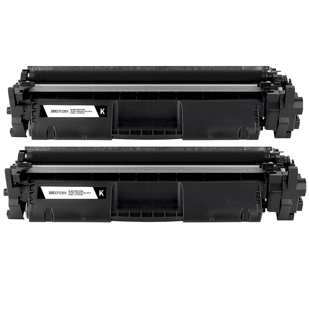 2PK For  HP CF230X Black Toner Cartridge for LaserJet Pro M MFP Series