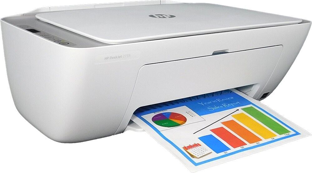 HP DeskJet 2755 Wireless All-in-One Color Inkjet Printer (Refurbished)