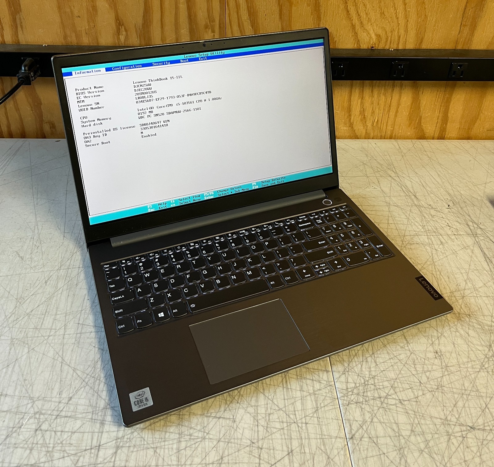 *LOT of 3* Lenovo ThinkBook 15-IIL Core i5-1035G1 8GB RAM/256GB SSD No O.S. *LOT of 3* Lenovo ThinkBook 15-IIL Core i5-1035G1 8GB RAM/256GB SSD No O.S.