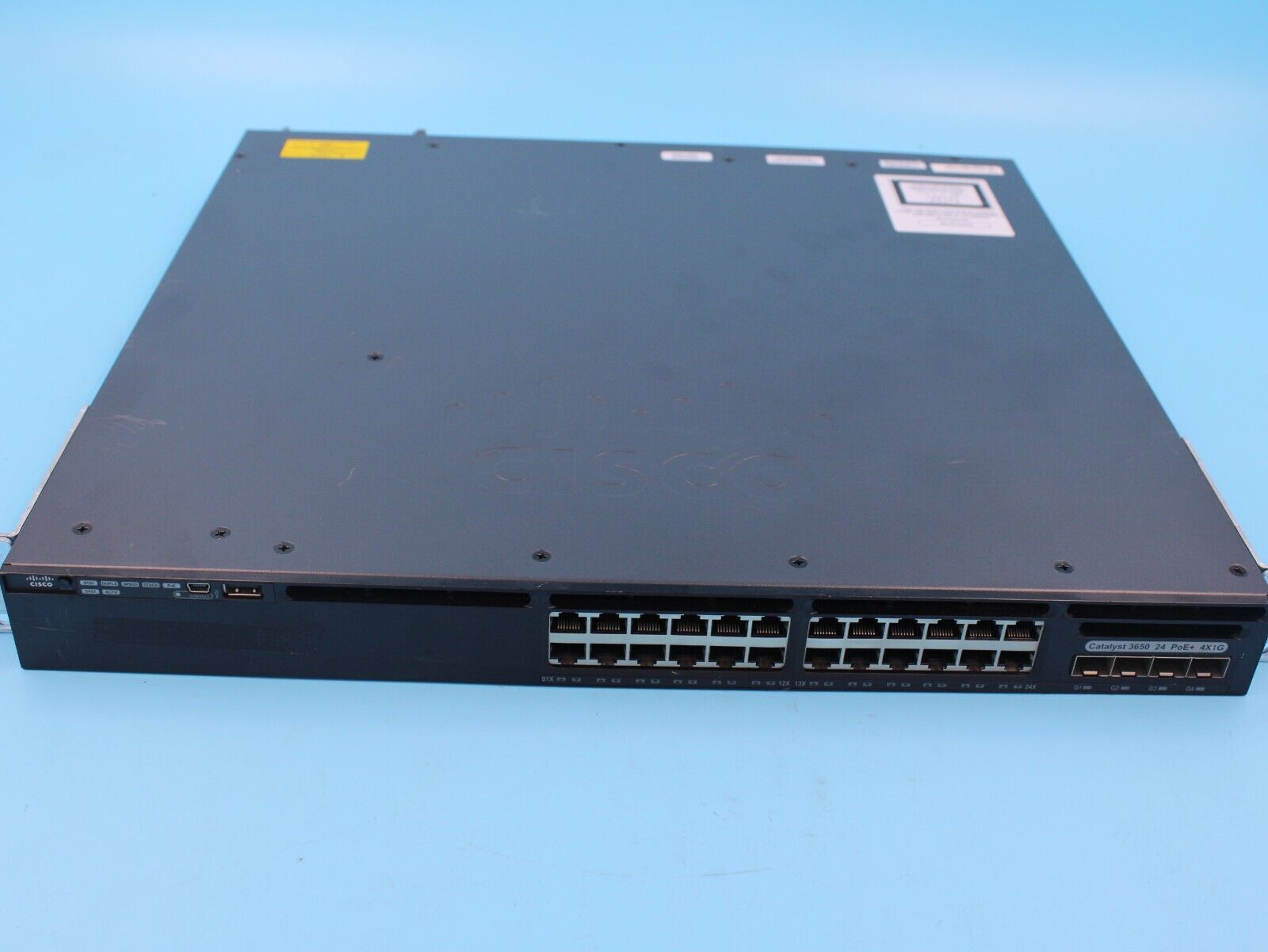 Cisco Catalyst WS-C3650-24PS-S 24-Port Gigabit Ethernet Switch TESTED