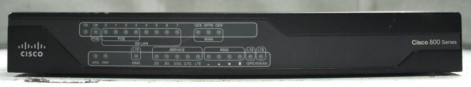 CISCO C899G-LTE-VZ-K9 LTE 2.0 Integrated Services Router - Unit Only