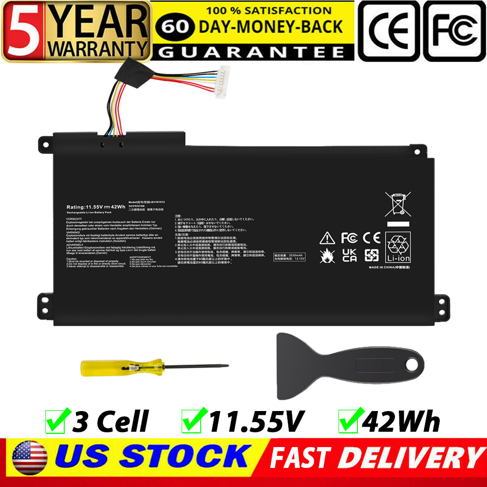 B31N1912 Battery For Asus E410K E410KA E410KA E410M E410MA E510 E510M E510MA