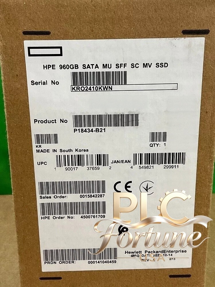 New HPE P18434-B21 960GB 2.5\